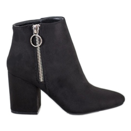 Goodin Crne čizme na patentni zatvarač crna