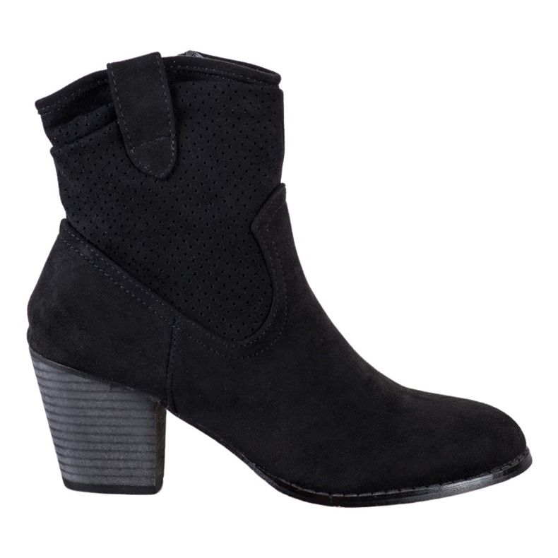 Bestelle Klasične ažurske čizme s ažurima crno