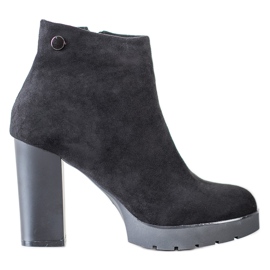 Goodin Čizme s mat petom crna