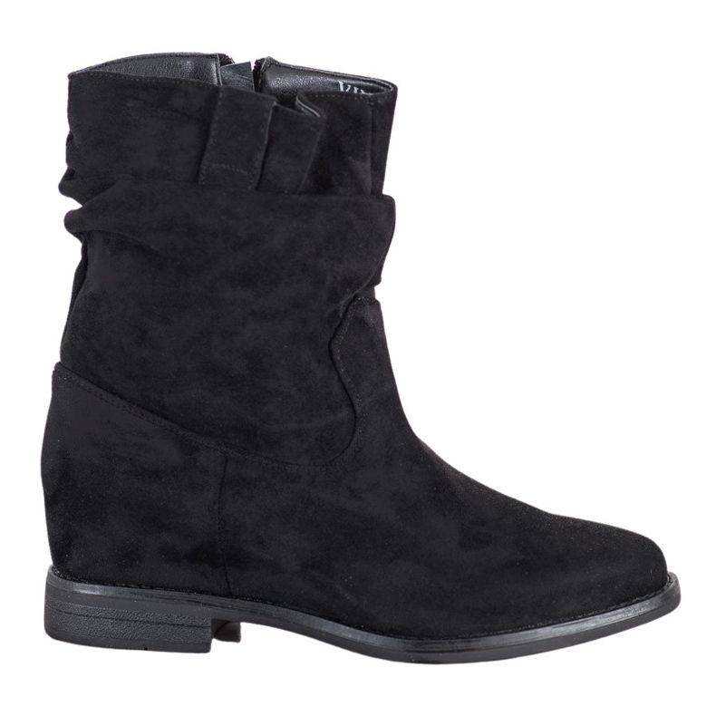 Kaubojske čizme na klin VINCEZA crno