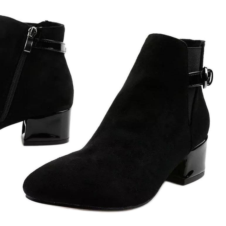 Crne čizme s malim postovom od Brizarisa crno