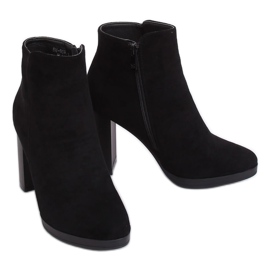 Crne čizme s visokim potpeticama BM-9091-1 Crne crna