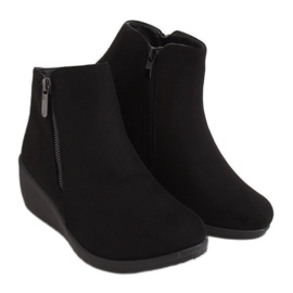 Crna Crna Čizme na klin E3267 Crna