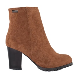 Goodin Camel Booties On A Post smeđa