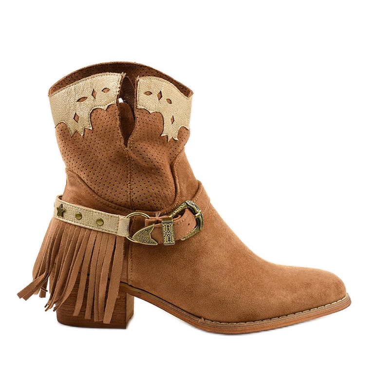 Generacijske smeđe gležnjače od antilopa na stupu smeđa