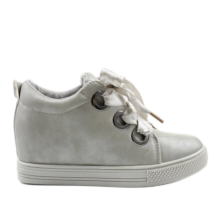 Sive tenisice na klinu Sherene vrpce siva