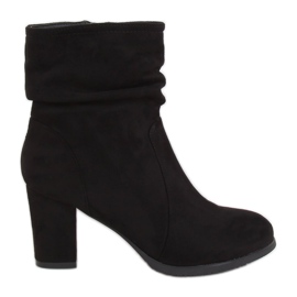 Čizme na stupu crne DH21 Crne crna