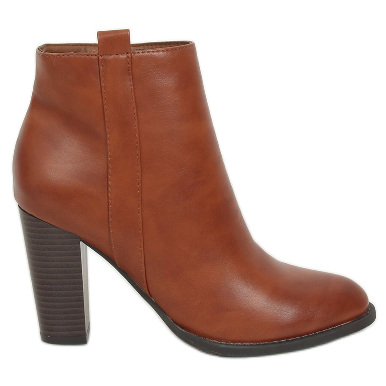 Klasične čizme na post devi UK08P Camel smeđa