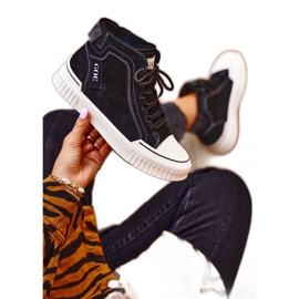 Ženske sportske kožne cipele GOE Black GG2N3062 crna