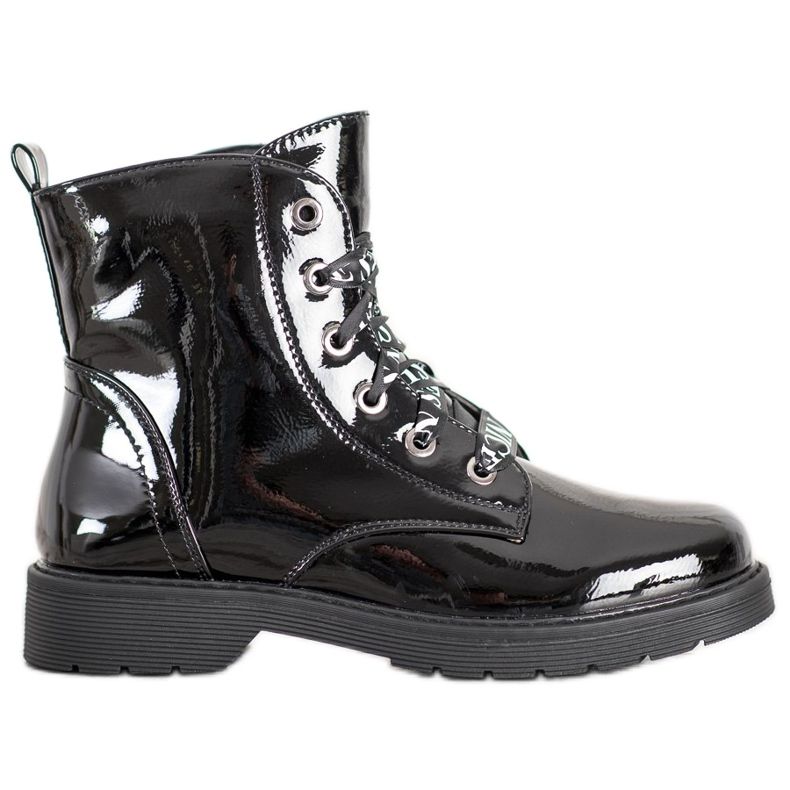 VINCEZA lakirani radnici crno