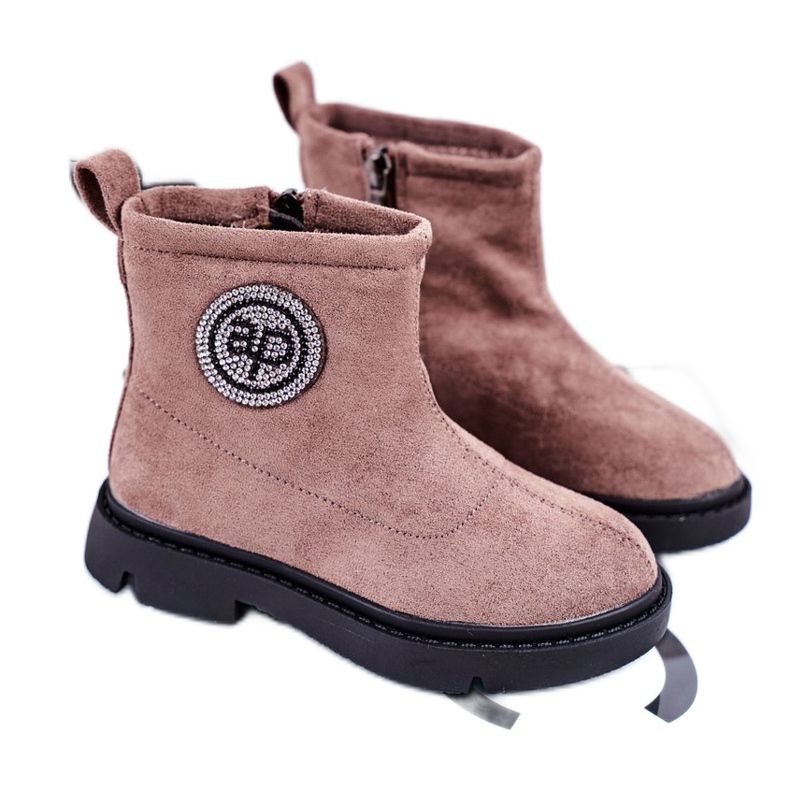 Apawwa Dječje tople čizme Bež Alvin