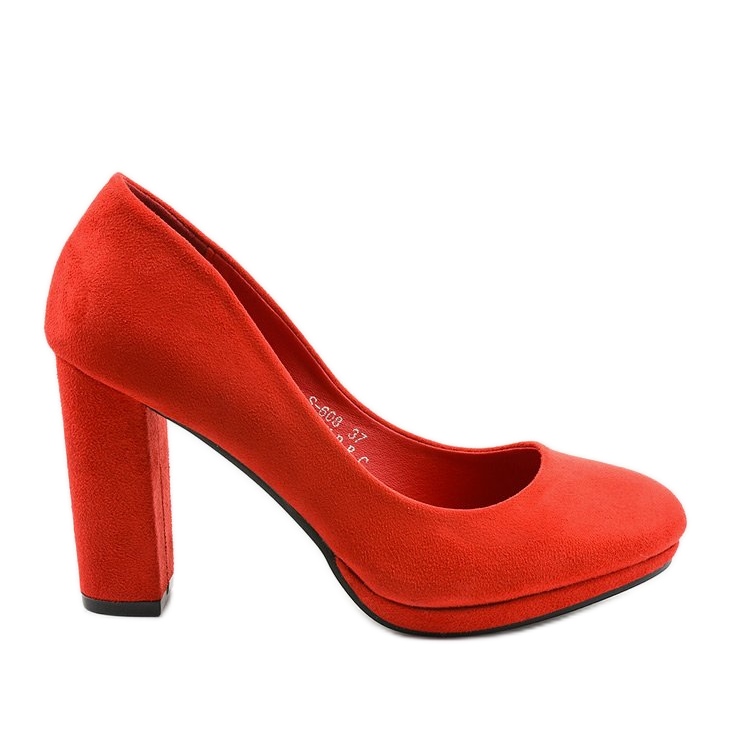 Crvene antilop pumpe na stubu Recite crvena