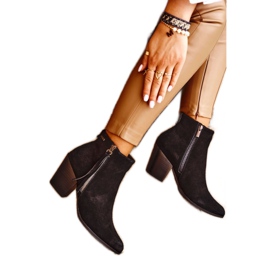 Ženske čizme na visoku potpeticu Big Star Crna GG274362