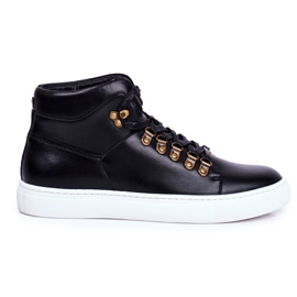 Muške kožne tenisice GOE Black GG1N3009 crna