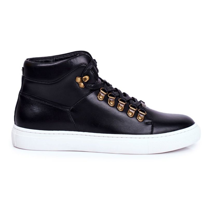 Muške kožne tenisice GOE Black GG1N3009 crno