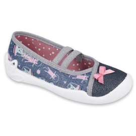 Befado dječje cipele 116X281 tamnoplava srebro siva