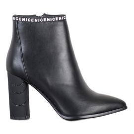 Filippo Čizme s ukrasnom petom crno