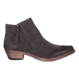 Kylie Kaubojske čizme sa patentnim zatvaračem smeđ