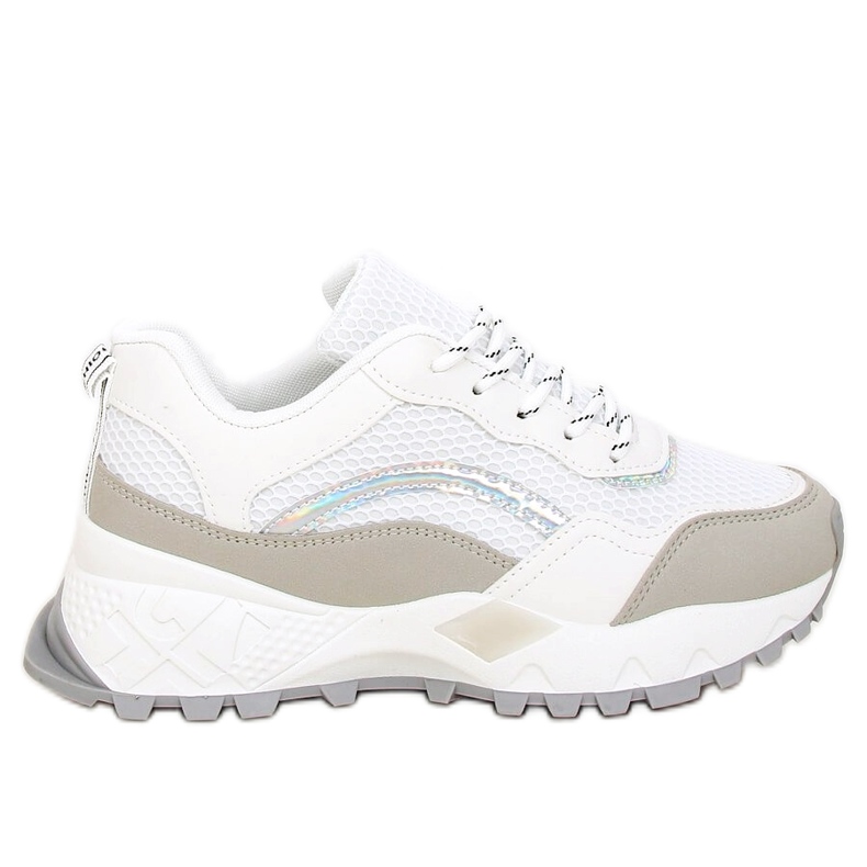 Bijele i sive sportske cipele LA87P Grey bijela siva