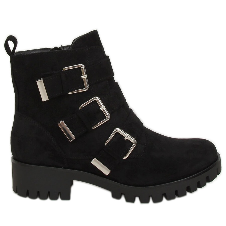 Crne XJ-08 Crne čizme na štitniku crno