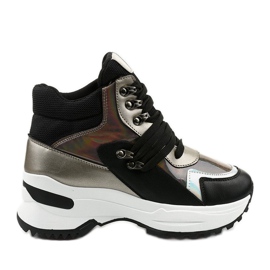 Crne Gianna slip-tenisice crno raznobojna