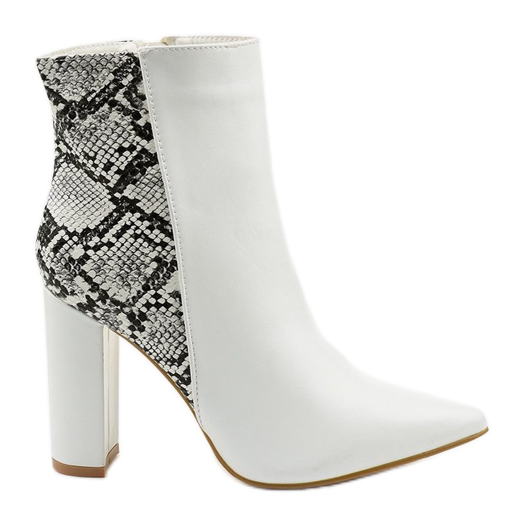 Bijele čizme na stupu Shyvia bijela