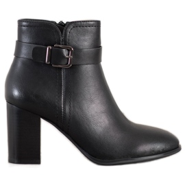 Sergio Leone Klasične čizme s visokim potpeticama crna