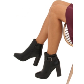 Crne čizme s visokim potpeticama BM-9093 Black crna