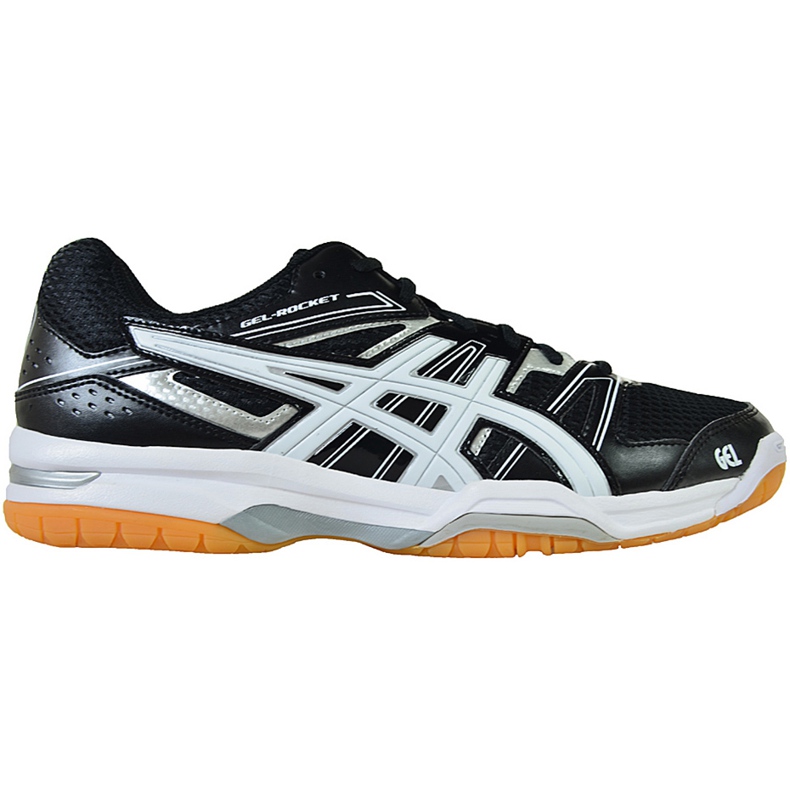 Asics Gel Rocket 7 B405N 9001 muške cipele za odbojku crno crno