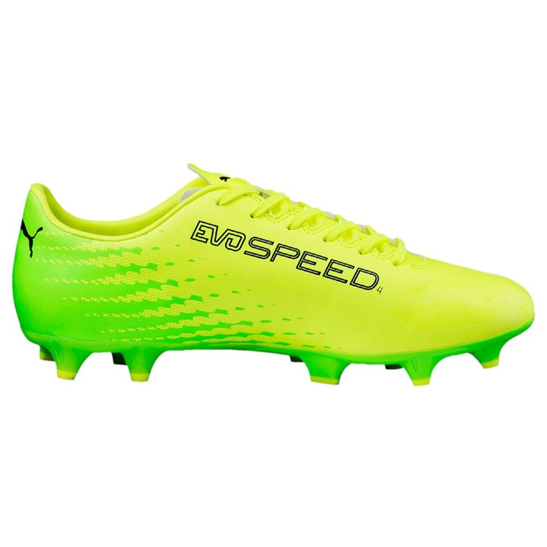 Kopačke Puma Evo Speed ​​17,4 Fg žuto-zelene 104017 01 raznobojna žuta boja