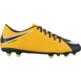 Kopačke Nike Hypervenom Phade Iii Fg Jr 852580 801 višebojan žuta boja