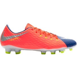 Kopačke Nike Hypervenom Phelon Iii Fg 852556 409 crna, ljubičasta, narančasta narančasta