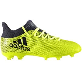 Kopačke Adidas X 17.1 Fg Jr S82297 višebojan zelena