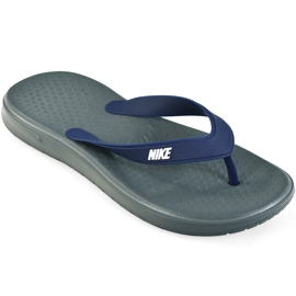 Muški tobogan Nike Solay Thong 882690 001 tamnoplava siva