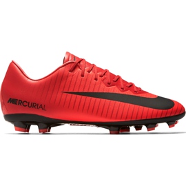 Nike Mercurial Vapor Xi Fg Jr 903594 616 patike za nogomet višebojan crvena