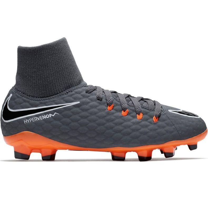 Nike nogometne cipele Hypervenom Phantom 3 Academy Df Fg Jr AH7287 081 raznobojna siva