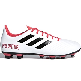 Kopačke Adidas Predator 18.4 FxG CM7669 višebojan bijela