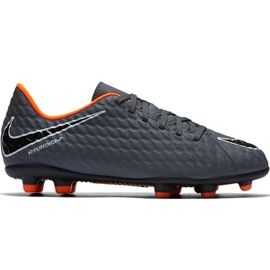 Nike Hypervenom Phantom 3 Club Fg Jr AH7290 081 nogometne cipele višebojan siva