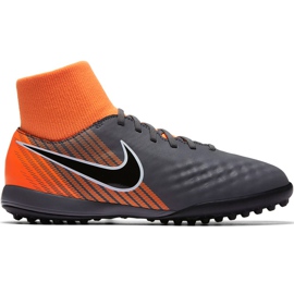 Nike Magista Obra 2 Academy Df Tf Jr AH7318 080 nogometna cipela višebojan siva