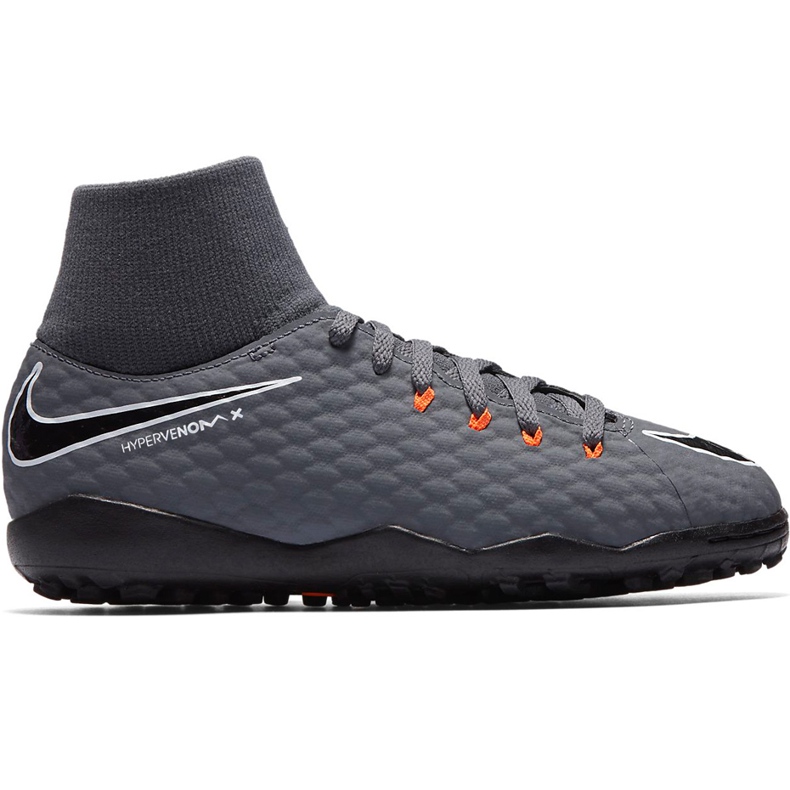 Nike nogometne cipele Hypervenom Phantom X 3 Academy Df Tf Jr AH7293 081 raznobojna siva