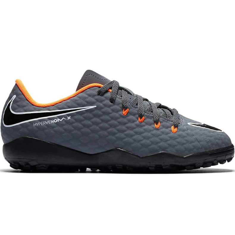 Nike Hypervenom Phantom X 3 Academy Tf Jr AH7294 081 nogometna cipela siva siva