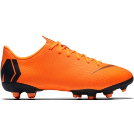 Nike Mercurial Vapor 12 Academy Mg Jr AH7347 810 nogometne cipele narančasta