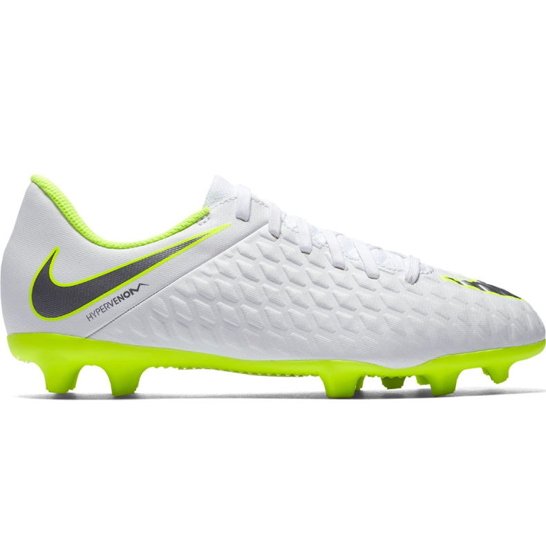 Nike Hypervenom 3 Club Fg Jr AJ4146 107 tenisice za nogomet bijela bijela