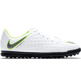Nike nogometne tenisice Hypervenom Phantom X 3 Club Tf Jr AJ3790 107 bijela šaren