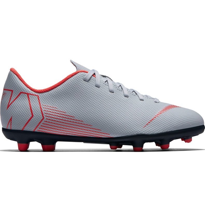 Nike Mercurial Vapor 12 Club Mg Jr AH7350 060 nogometne cipele raznobojna siva