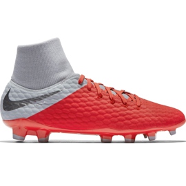 Nike Hypervenom 3 Academy Df Fg AQ9217 600 tenisica za nogomet višebojan srebro