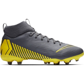 Nike Mercurial Superfly 6 Academy Mg Jr AH7337 070 nogometne cipele višebojan siva