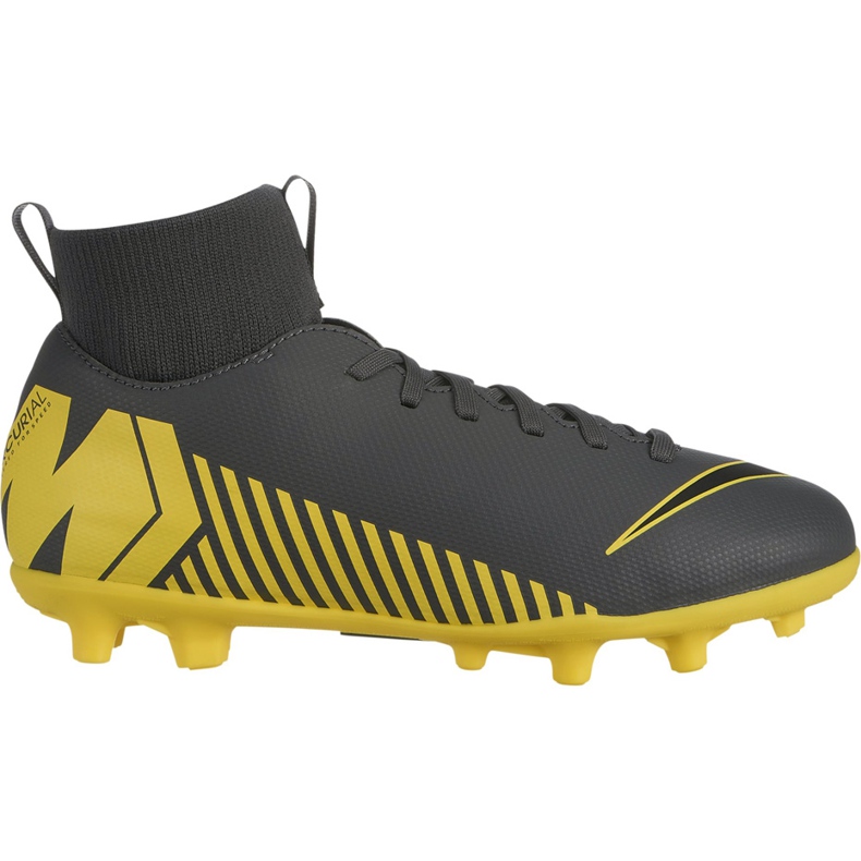Nike Mercurial Superfly 6 Club Mg Jr AH7339 070 nogometne cipele raznobojna siva