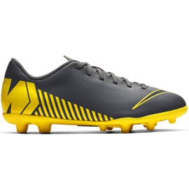 Nike Mercurial Vapor 12 Club Mg Jr AH7350 070 nogometne cipele crna crna