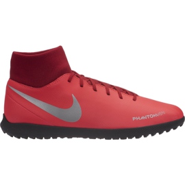 Nike Phantom Vsn Club Df Tf AO3273 600 nogometne cipele višebojan crvena